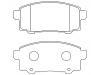 тормозная кладка Brake Pad Set:55200-62L00-000